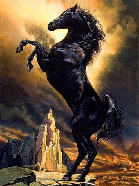 Mythical Black Horse Best Bead Art Kits