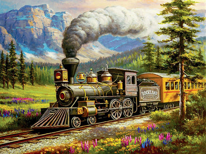 Nature Train Diamond Painting