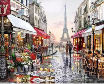 Romantic Paris Street Of Eiffel Tower Bead Art Kits