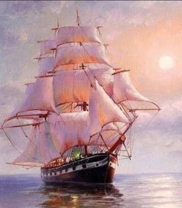 Sailing Ship Bead Painting Kit