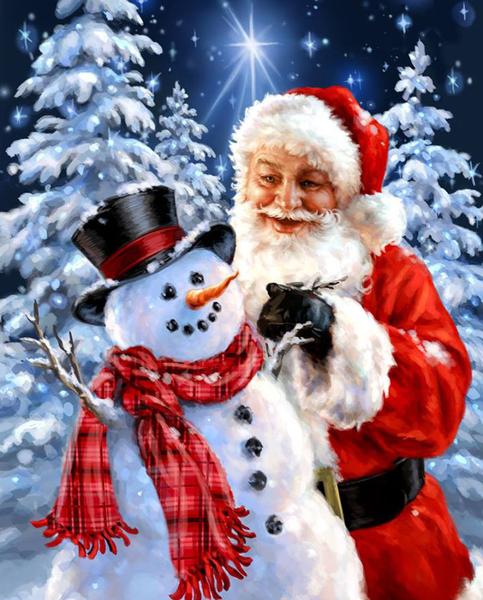 Santa And Snowman Bead Art Kits