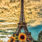 Sunflower Eiffel Tower Diamond Bead Art Kits