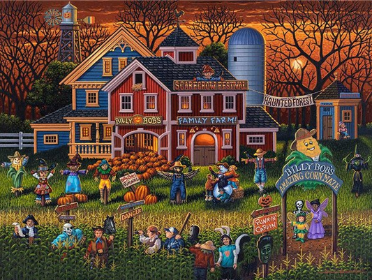 The Halloween Family Farm-Bead Painting Kit