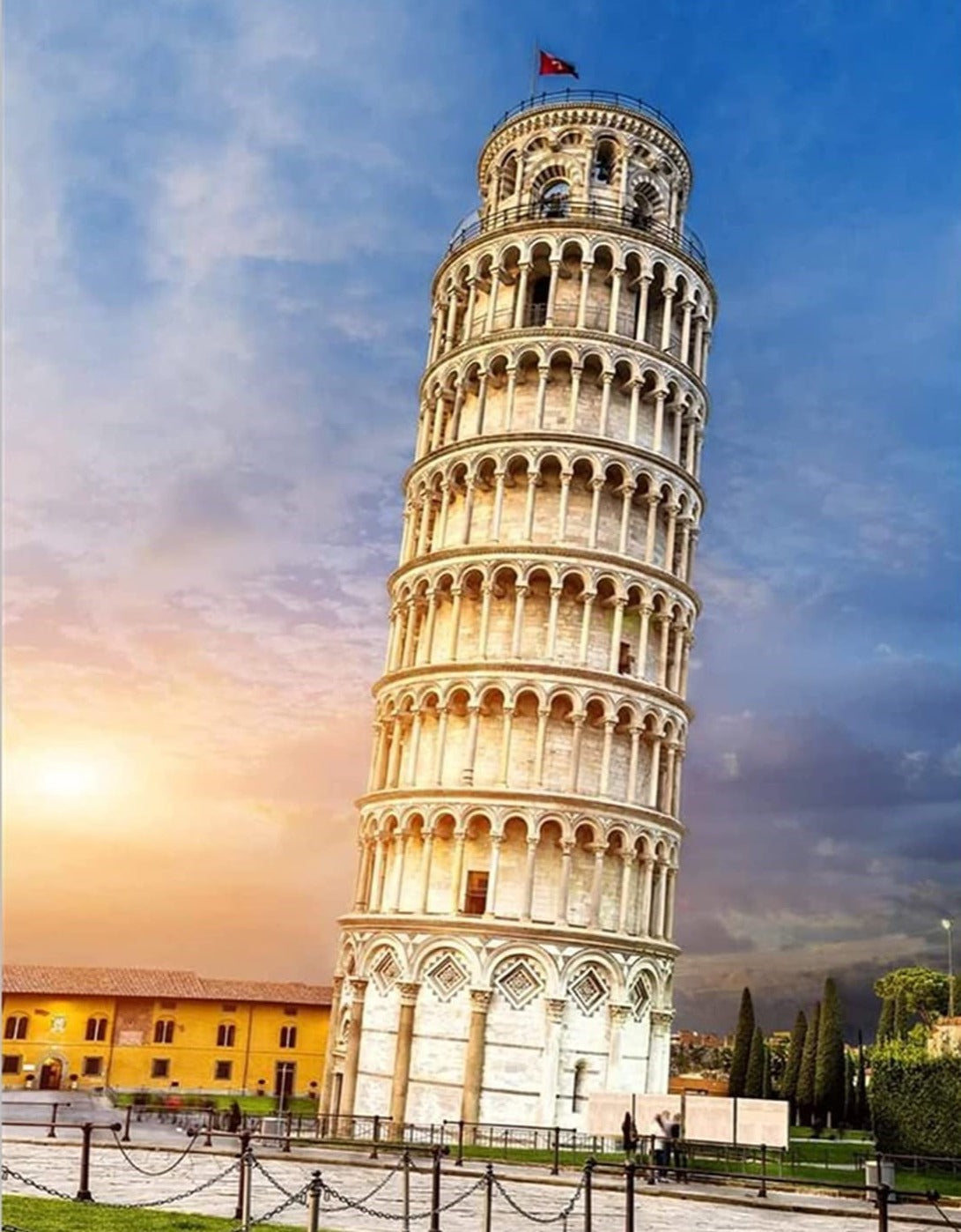 The Tower of Pisa Diamond Painting Kit