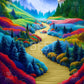 The Valley Of Colors -Best Diamond Painting