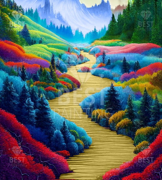 The Valley Of Colors -Best Diamond Painting