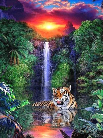 Tiger - Nature 5D Diamond Art