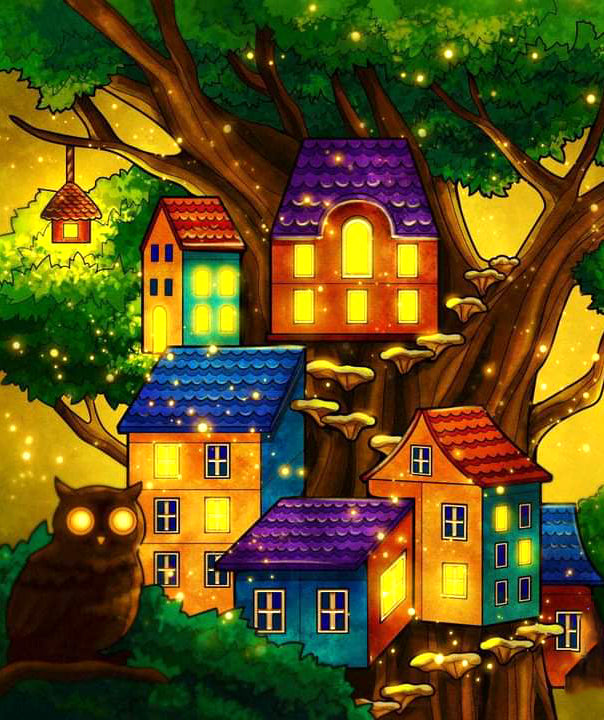 Tree Houses - Best Diamond Painting