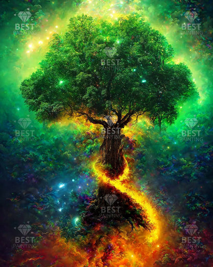 Tree Of Secrets - Best Diamond Painting Art