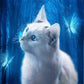 White Fantasy Cat Best Bead Art Kits